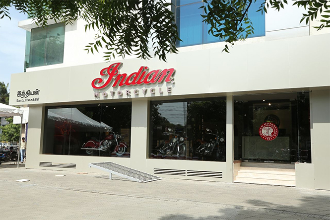 indian motorcycle showroom