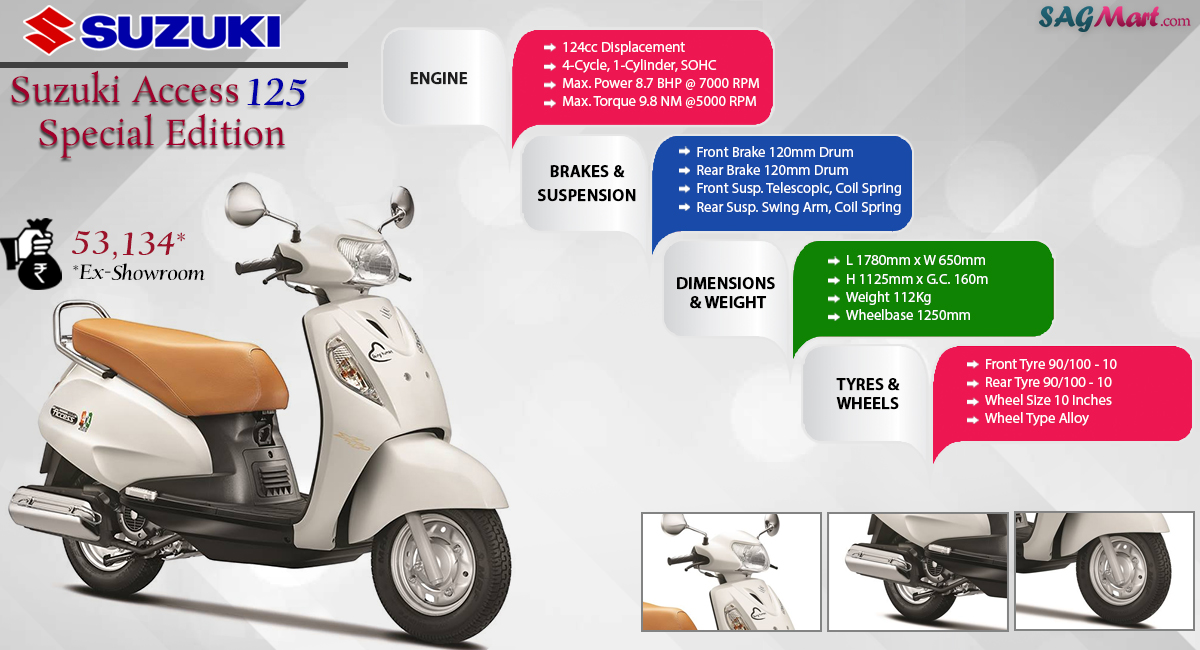 Suzuki Access 125 Special Edition Price India ...