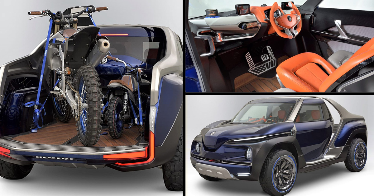 Yamaha Unveils Ultra Modern Cross Hub Pickup Concept at Tokyo Motor Show