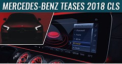 Teaser of Mercedes Benz Revealing 2018 CLS