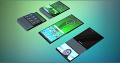 Lenovo Patent Images Unveils Foldable Phone With Clamshell Design