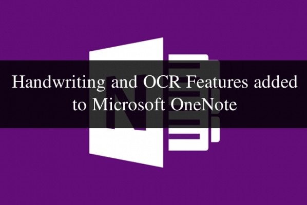 handwriting feature in OneNote