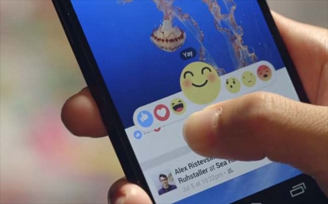 Facebook Reactions animated emoji