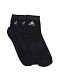 Adidas Unisex Navy Blue Pack of 3 Socks Picture