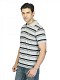 Lee Men Striped Grey T Shirt Picture 1