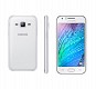 Samsung Galaxy J1 White Front, Back and Side
