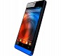 Lava Iris 444 Blue Front And Side