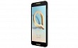 Alcatel A7 Metallic Black Front and Side