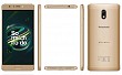 Panasonic Eluga Ray 700 Champagne Gold Front,Back And Side
