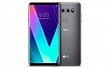 LG V30S ThinQ Platinum Gray Front And Back