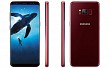 Samsung Galaxy S8 Burgundy Red Front,Back And Side