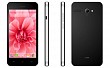 Lava Iris Atom 2 Black Front,Back And Side