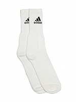 Adidas Unisex White Adicrew socks02 Photo pictures