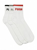 Puma Men White Pack of 3 Socks Photo pictures