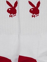 Playboy Men White Red Socks Picture pictures
