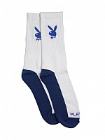 Playboy Men White Blue Socks Picture pictures