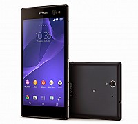 Sony Xperia C3 Black Front,Back And Side pictures