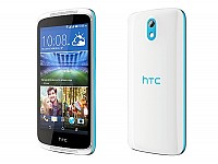 HTC Desire 526G Plus Glacier Blue Front,Back And Side pictures