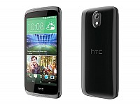 HTC Desire 526G Plus Glossy Black Front,Back And Side pictures