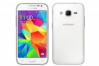 Samsung Galaxy Core Prime 4G White Front And Back pictures