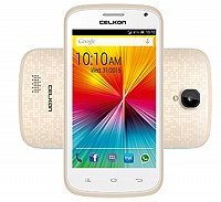 Celkon Campus A407 Golden Front And Back pictures