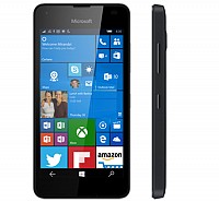 Microsoft Lumia 550 Black Front And Side pictures