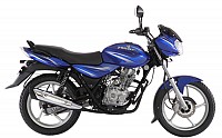 bajaj discover 125 new Electron Blue pictures