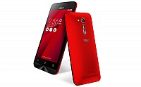 Asus ZenFone Go 4.5 (ZB452KG) Glamour Red Front,Back And Side pictures