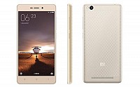 Xiaomi Redmi 3 Gold Front,Back And Side pictures