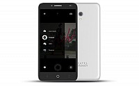 Alcatel XL White Front And Back pictures