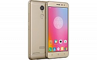 Lenovo K6 Power Gold Front and Back Side pictures