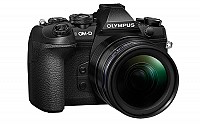 Olympus OM-D E-M1 Mark II Front and Side pictures