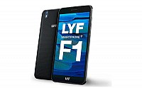 Lyf F1 Plus Black Front,Back And Side pictures