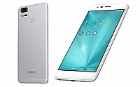 Asus Zenfone 3 Zoom (ZE553KL) Glacier Silver Front,Back And Side pictures