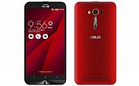 Asus ZenFone 2 Laser (ZE550KL) Red Front And Back pictures