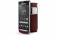 Vertu Signature Touch Pure Garnet Calf Red Front,Back And Side pictures