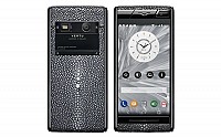 Vertu Stingray Black Leather Front And Back pictures