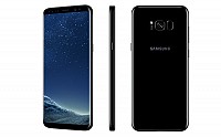 Samsung Galaxy S8 Plus Midnight Black Front,Back And Side pictures
