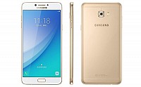 Samsung Galaxy C7 Pro Gold Front,Back And Side pictures
