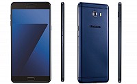 Samsung Galaxy C7 Pro Navy Blue Front,Back And Side pictures