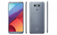 LG G6 Ice Platinum Front And Back Side pictures