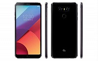 LG G6 Astro Black Front And Side pictures