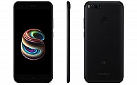 Xiaomi Mi A1 Black Front, Back And Side pictures