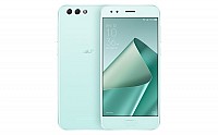 Asus ZenFone 4 2017 (ZE554KL) Mint Green Front And Back pictures