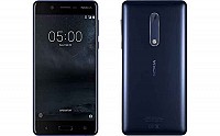 Nokia 5 Tempered Blue Front And Back pictures