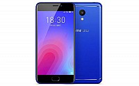Meizu M6 Electric Light Blue Front and Back pictures