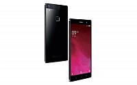 Lava Z80 Black Front, Back and Side pictures