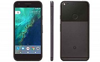 Google Pixel XL Quite Black Front, Back And Side pictures