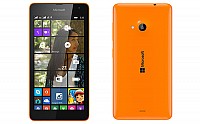 Microsoft Lumia 535 Dual SIM Bright Orange Front And Back pictures