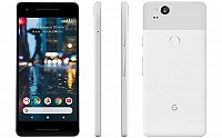 Google Pixel 2 Clearly White Front, Back And Side pictures